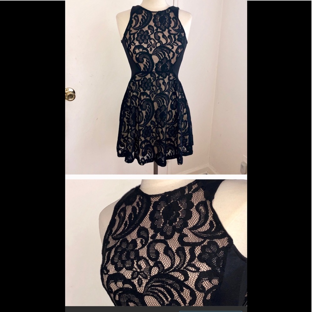 Lush Lace Skater Dress Size S